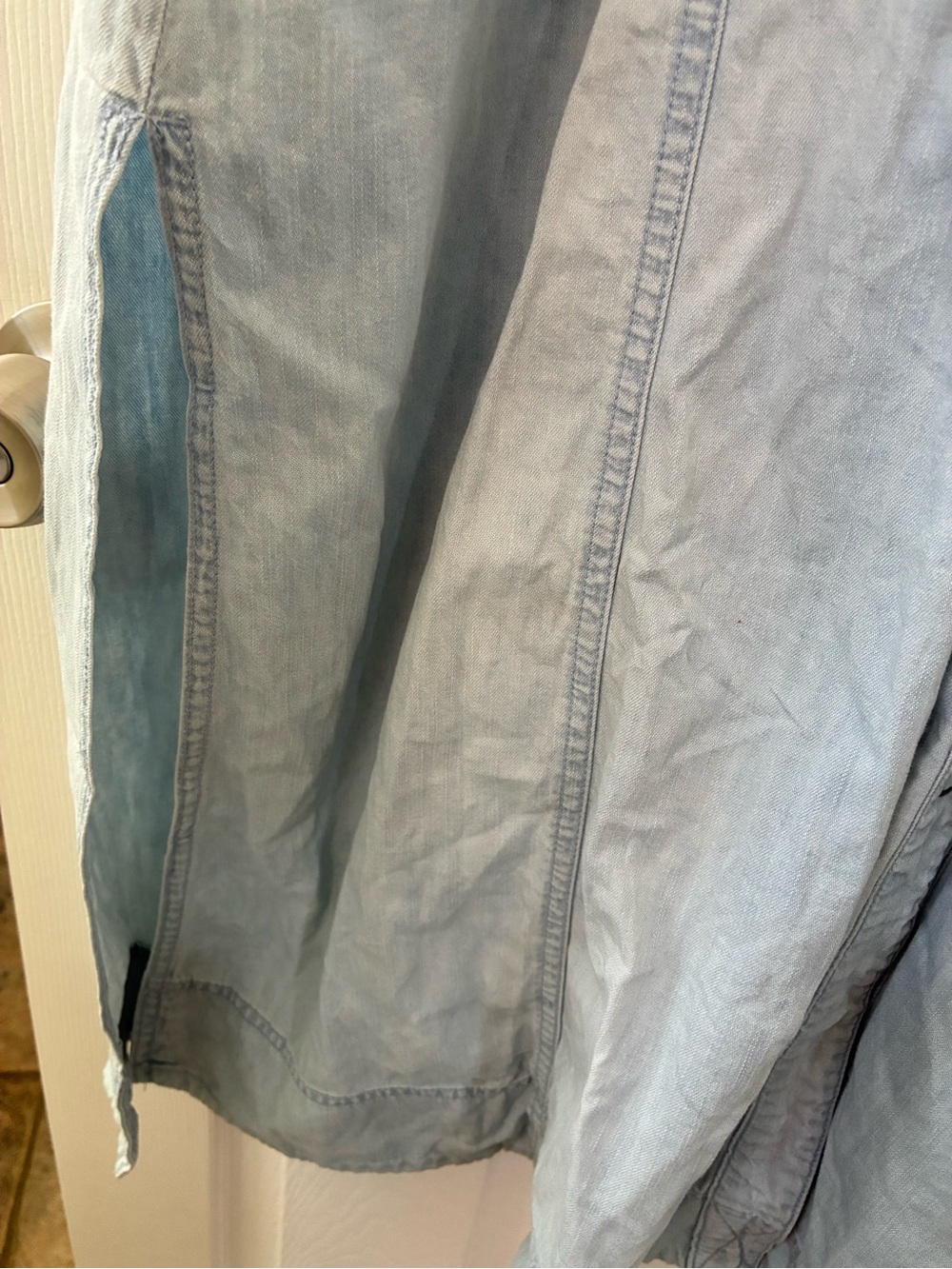 Free People Light Wash Denim Midi Dress - Picture 6 of 6